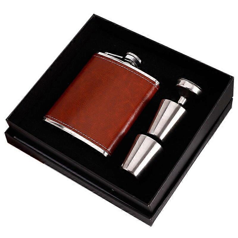 Scale Classic Hip Flask 8 Oz With Funnel Leak Proof, Stainless Steel Flask For Liquor For Men Flask Great Gift