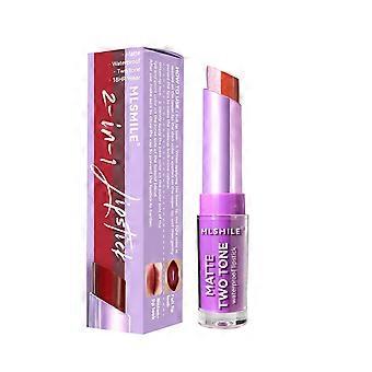 Two Color Lipstick Velvet Pearl  Lasting Moisturizing  Moisturizing Non Decolouring Lipstick