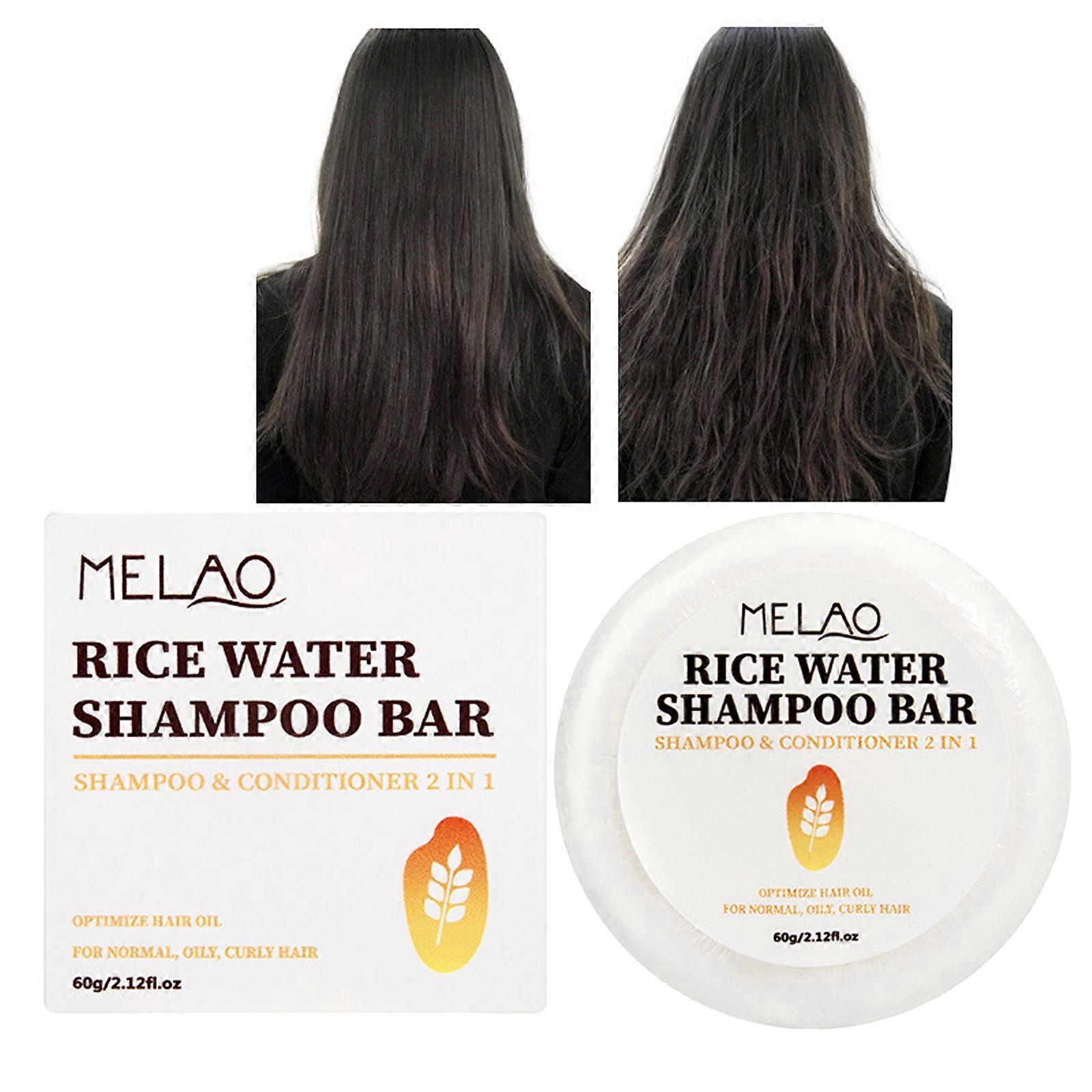 Rijst Shampoo Zeep Natuurlijke Vlot Shampoo En Conditioner Rijst Gefermenteerde Etherische Olie Handmake Zeep 60g