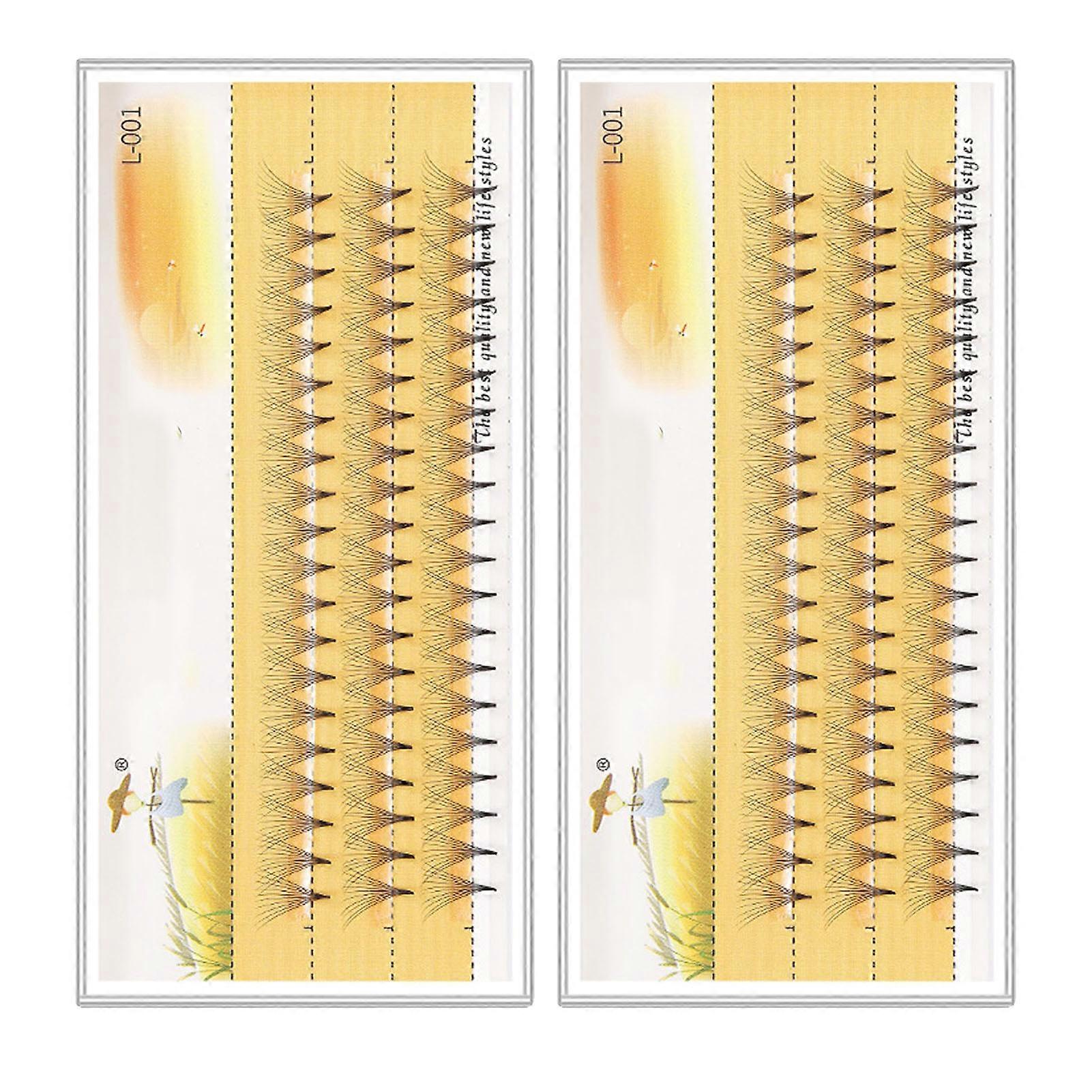 Individual Lashes 0.07 10D Lightweight Lash Clusters Extensions Even Hand Dispensing Warpage