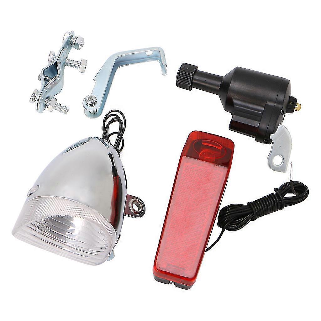 Motorized Bike Bicycle Friction Dynamo Generator For Head Tail Light With Acesso