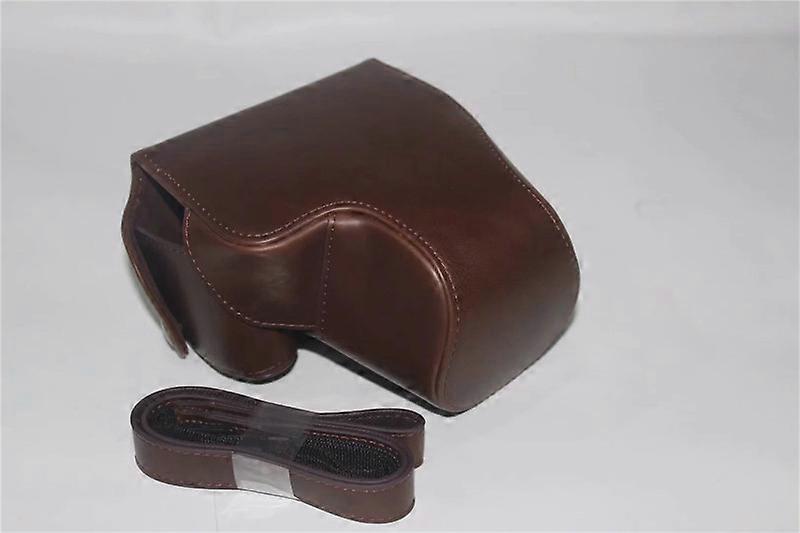 PU Leather Case Bag Cover For Panasonic LUMIX DMC-FZ200 fz200 Camera with shoulder strap