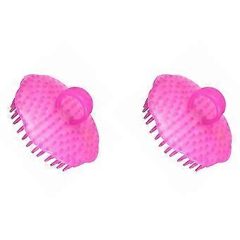 2x Shampoo Washing Hair Massage Brush Massager Comb Scalp Shower Body