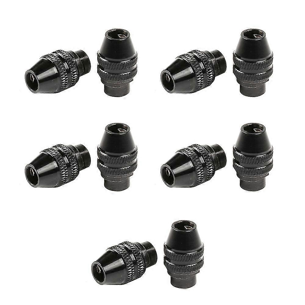 10pcs Mini Multifunctional Multi M8 Keyless Drill Chuck For Rotary Tools M8x0.75 Quick Change Three