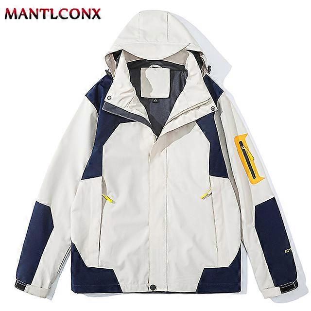 חדש עמיד למים מעיל מעיל גברים עם קפוצ'ון חיצוני מעיל אביב לגברים windbreak סתיו מעיל זכר מותג בגדי אופנה