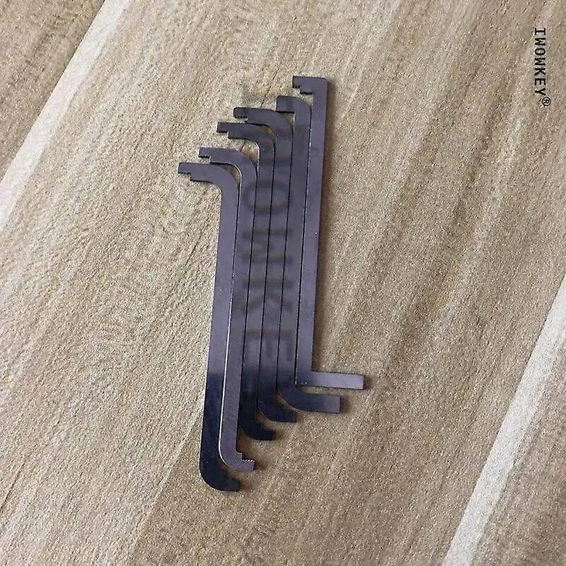 For Locksmith Lock Disassembly Tool Removal 6 PCS Locksmith Box Pin Remover Tools kit Top Pin Plastic Working Pinning Kit