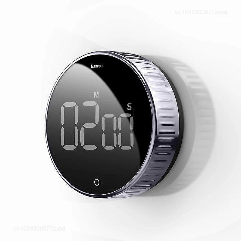 Youpin Baseus Magnetic Digital Timers Manual Countdown Kitchen Timer Countdown Clock Mechanical Counter for Cooking Shower Study