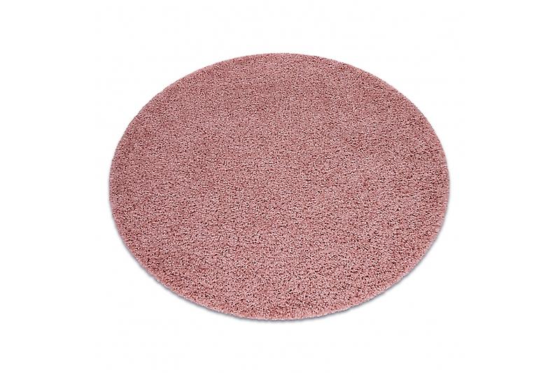 Carpet SOFFI circle shaggy 5cm blush pink