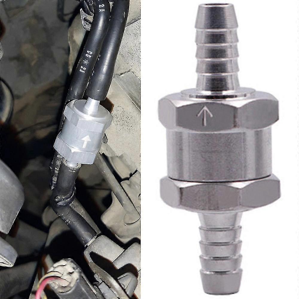 Clapet anti-retour universel de carburant - Alliage d’aluminium - Essence Diesel Conduite d’eau - unidirectionnel