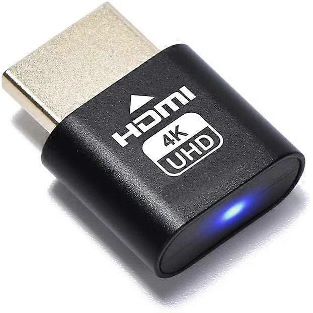 HDMI Dummy Plug 4K Display Emulator - Virtueller Monitor Für Mining & Remote Desktop, 3er Pack