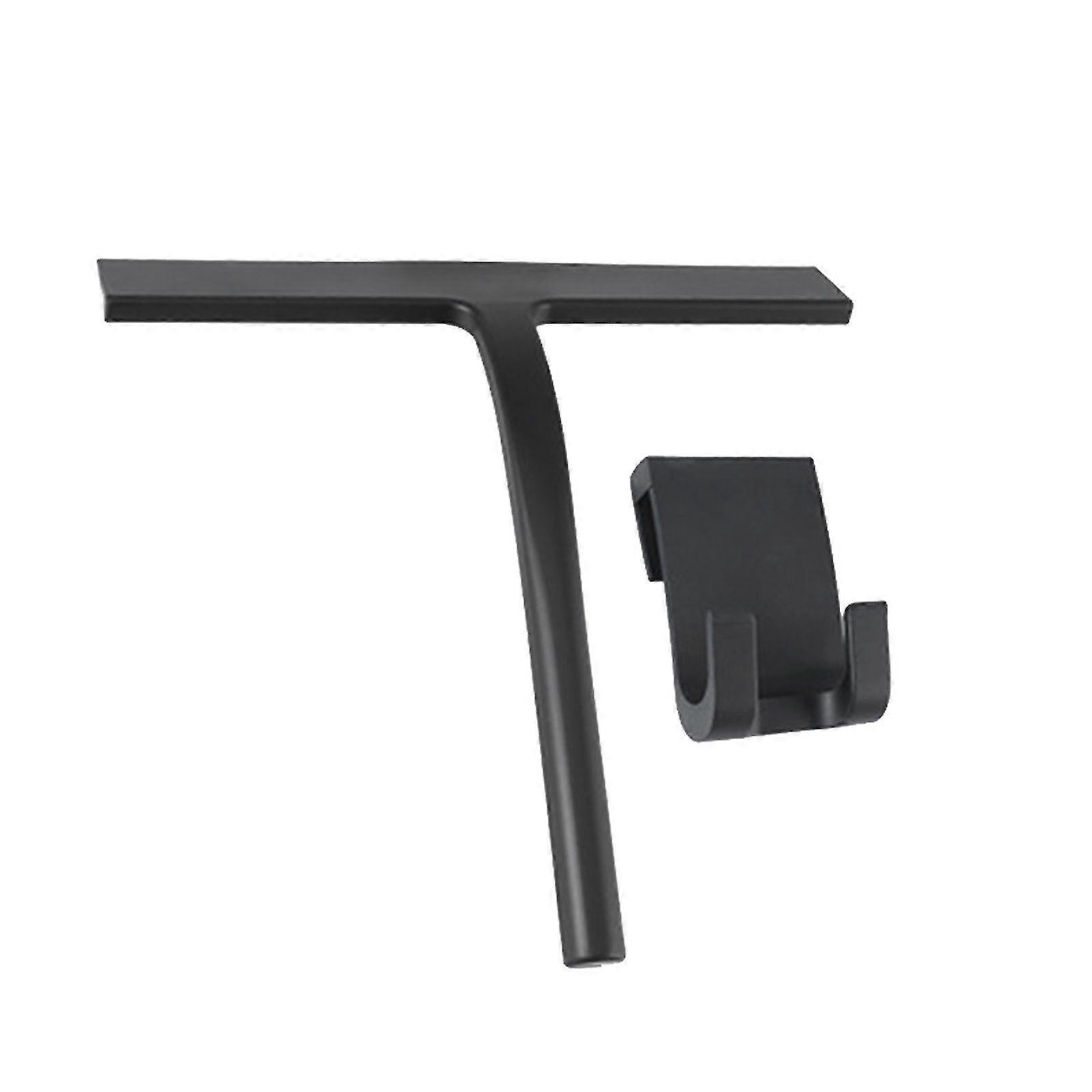 Shower Squeegee, Silicone Squeegee Shower Without Drilling 9 Inch Window Squeegee Stainless Steel Core Window Squeegee