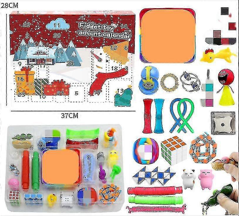 Christmas Advent Calendar Gift Fidget Toys Stress Relief Fidget Toy
