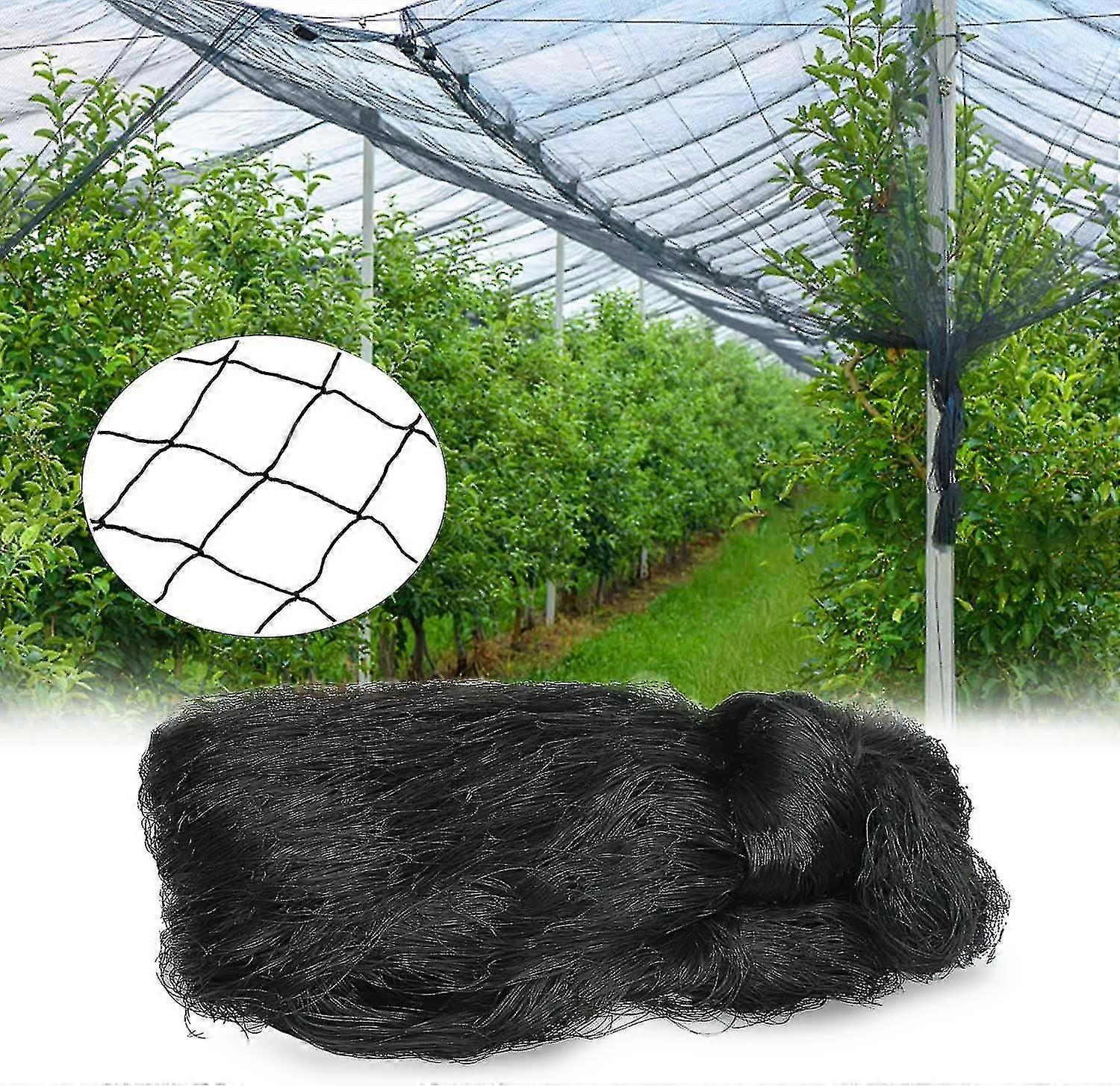 5 x 15m fugl netting, aviary netting, fjærfe netting, høne netting, gjenbrukbare anti due netting egnet for å beskytte frukt grønnsakshager fra