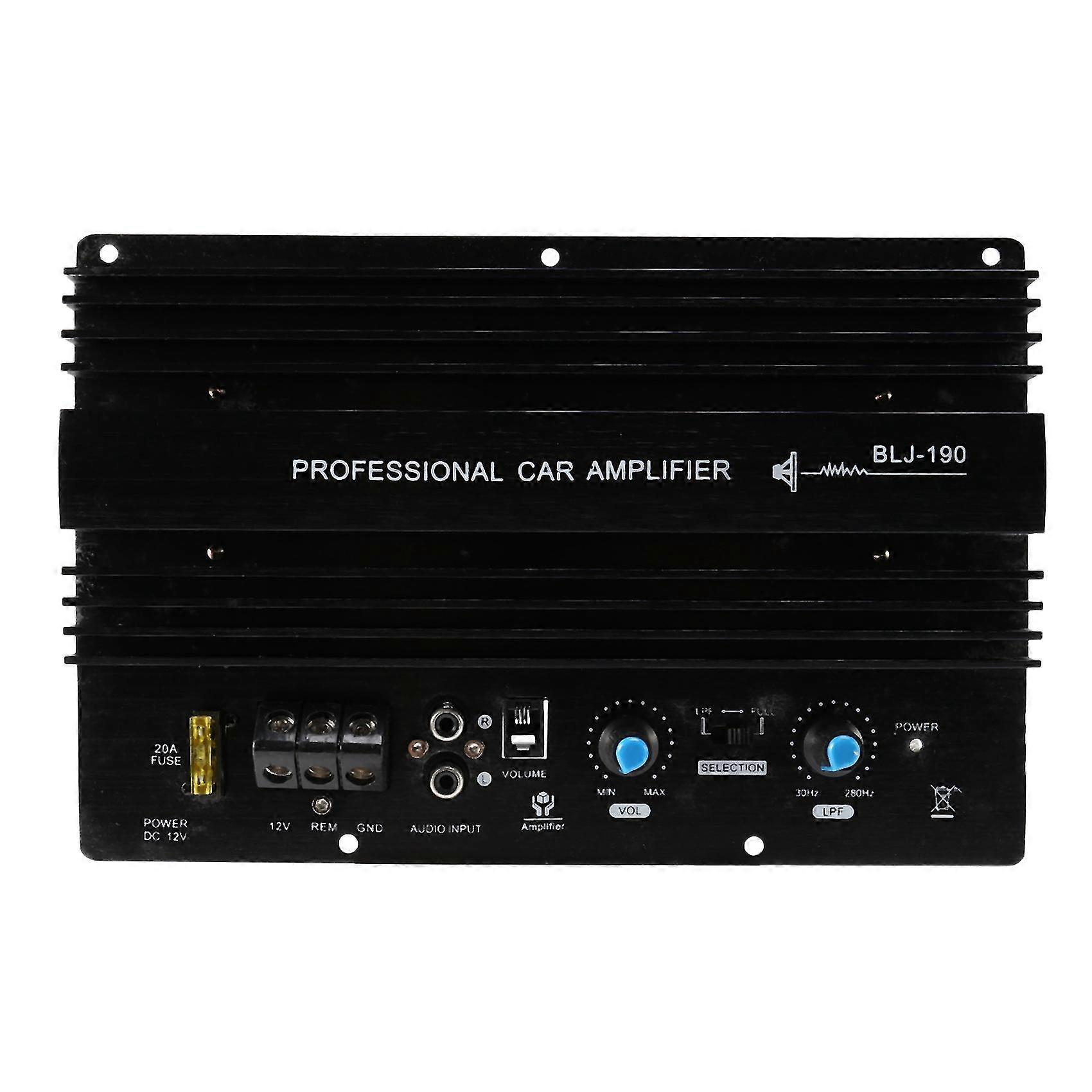 12v 1000w Powerful Subwoofer 105dba Mono Car Audio High Amplifier Amp Board Thermal Overload Protec