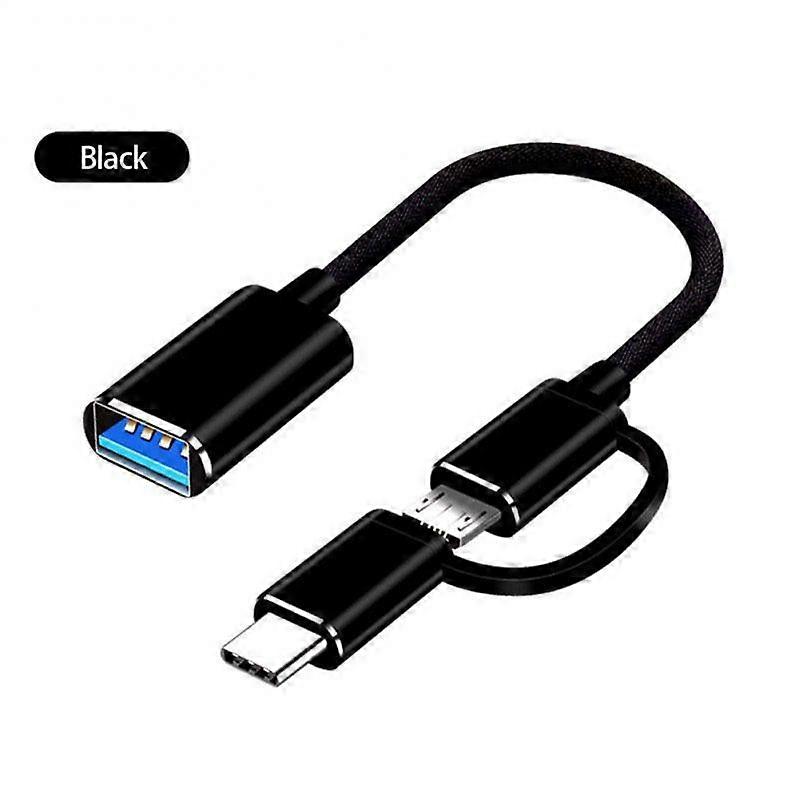 2 In 1 USB 3.0 OTG Adapter Cable Type-C Adapter Micro USB To USB 3.0 Interface