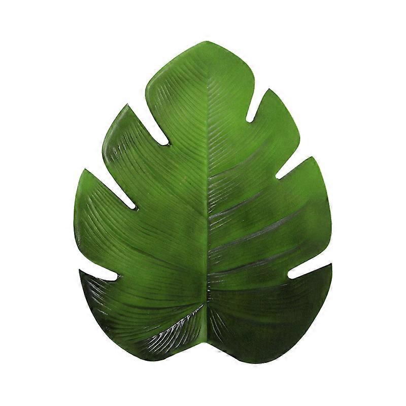Artificial Monstera Leaf Kitchen Placemat Mat Bowl Anti-Slip Pad Party Decor KAESI