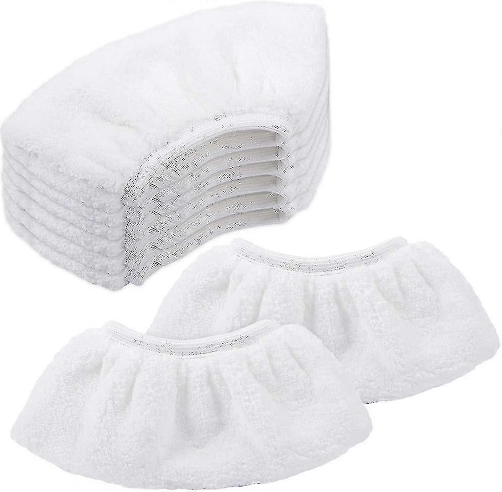 8 Microfiber Cloth Set For Krcher Steam Cleaner Hand Nozzle For Sc1 Sc2 Sc3 Sc4 Sc5 Sc7
