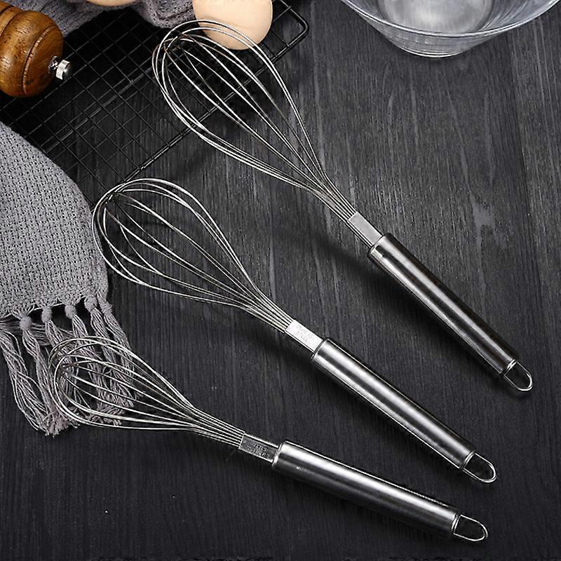Whisk Set Pack of 3, Stainless Steel Whisks