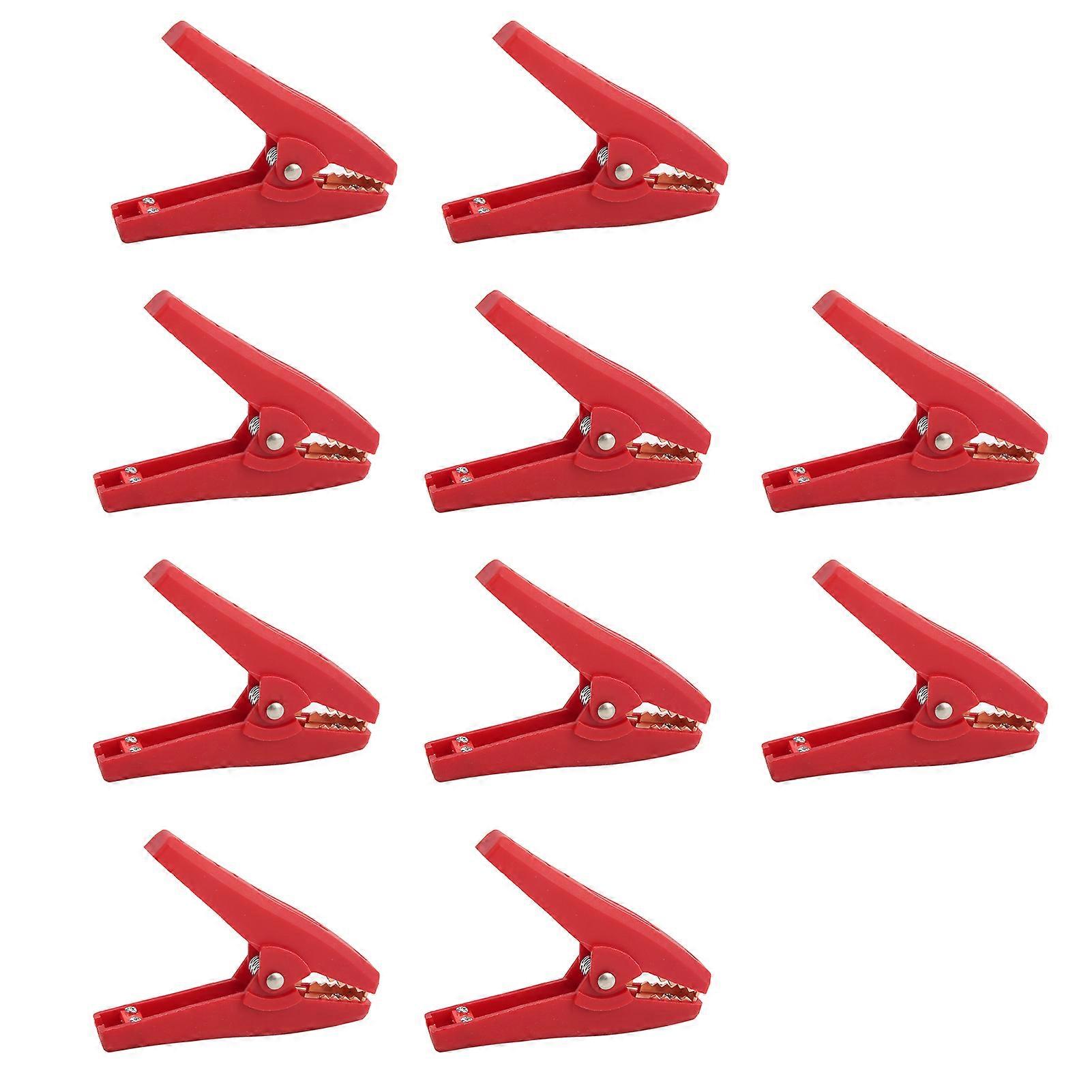 J.60058 Electrical Test Clamps Insulated Battery Charger Clamp for Car Auto Boat Electronics 1000V/30ARed