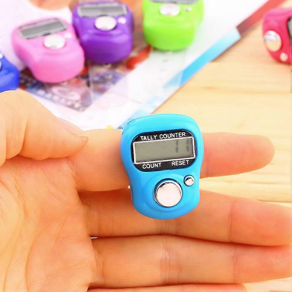 EVAGO Plastic Compact Mini Stitch Marker And Row Finger Counter Lcd Electronic Digital Tally Counter