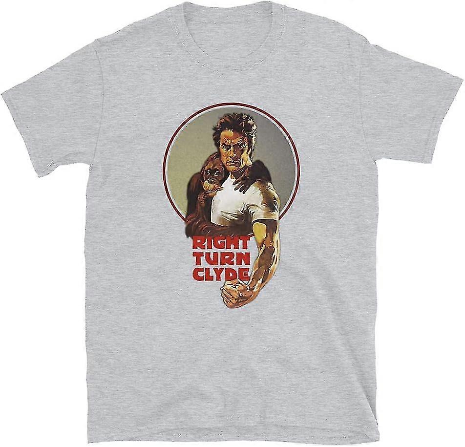 Mod.5 Right Turn Clyde Clint Eastwood Every Which Way but Loose/Any Which Way You Can Classic Movie T-Shirt