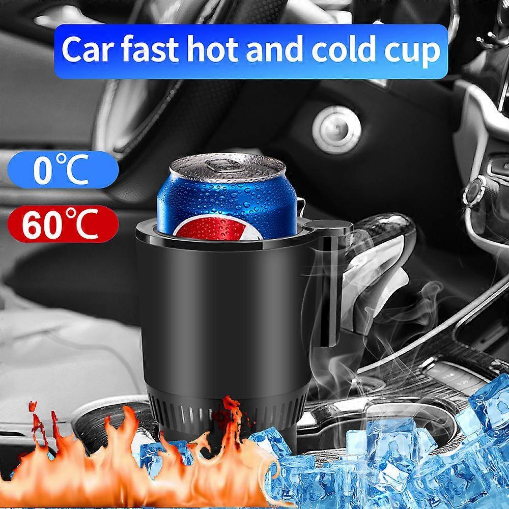 DC 12V Warmer Cooler Smart Car Cup Car Heating Cooling Cup 2-in-1 Car Office Cup Mug Holder Cooling Beverage Travel Drinks Cans