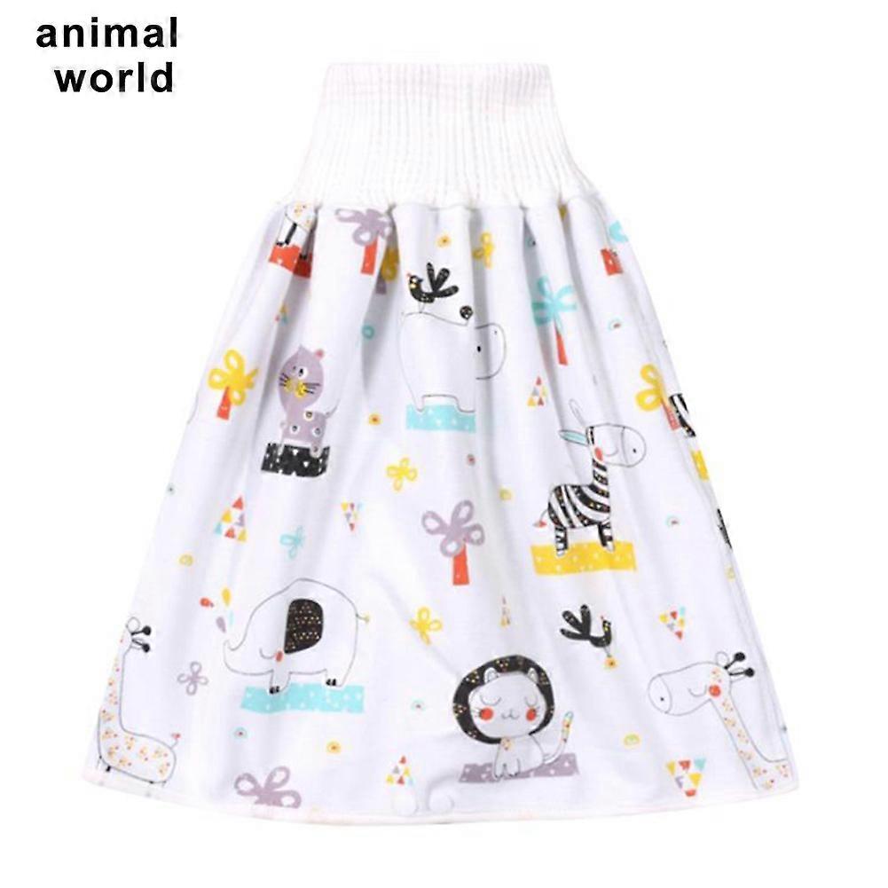 Comfy Children Diaper Skirt Shorts 2 in 1 Waterproof Super Absorbent Leak-proof Washable Baby Diaper