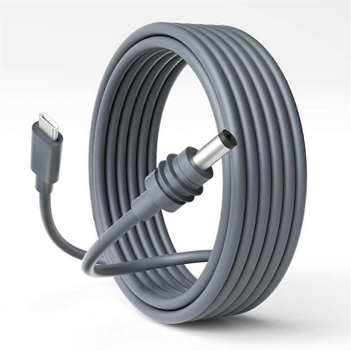 For Mini Cable 10FT Mini USB C to DC Power Cable Cord 100W Input USB Type C to DC Cable, 18AWG 3met
