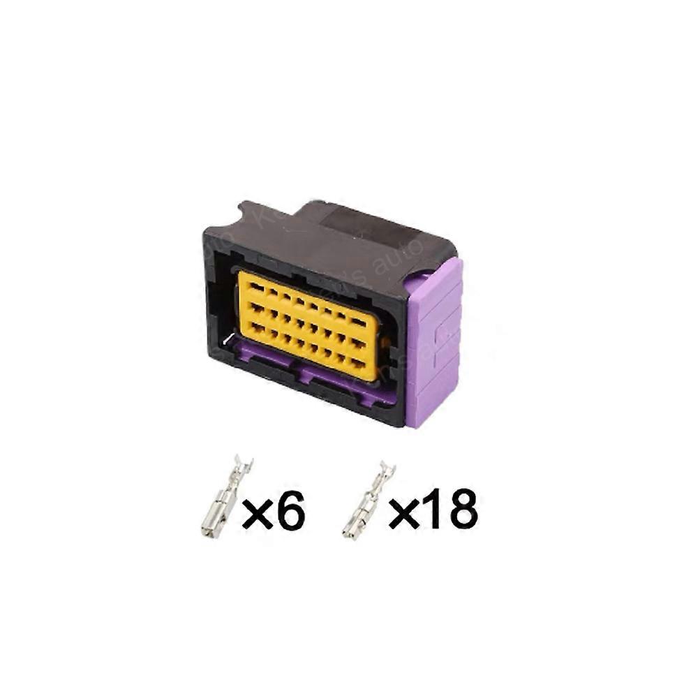 Waterproof 24pin ECU Connector Male Female PCB Plug Wire Harness Socket 211PC249S0033 HCCPHPE24BKA90F