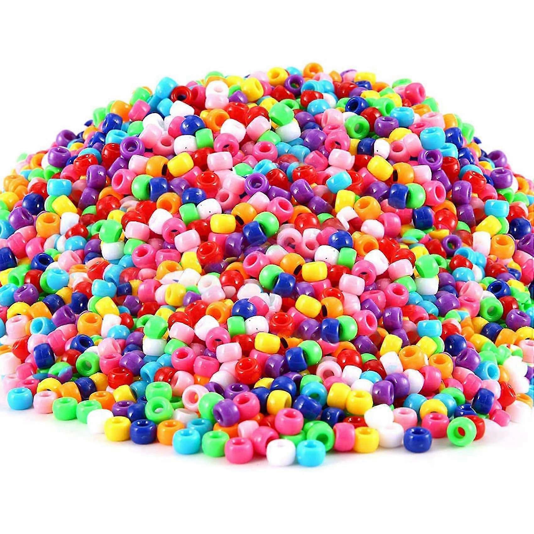 Perlen Multicolor Armband Perlen Geflecht Perlen Kinder Craft Perlen Acryl Perlen Gewebte Perlen für Gir