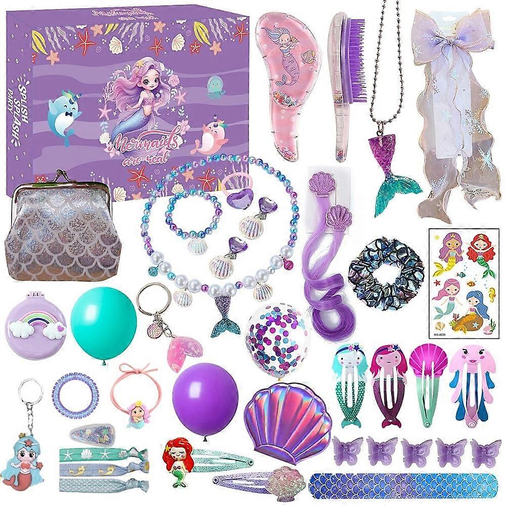 Mermaid Advent Calendar 2024 Christmas Countdown Xmas Surprise Gift for Girls