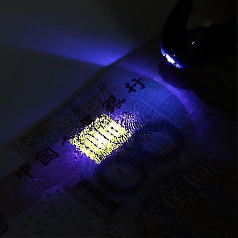 Handheld Portable Uv Led Light Torch Lamp Counterfeit Currency Money Detector
