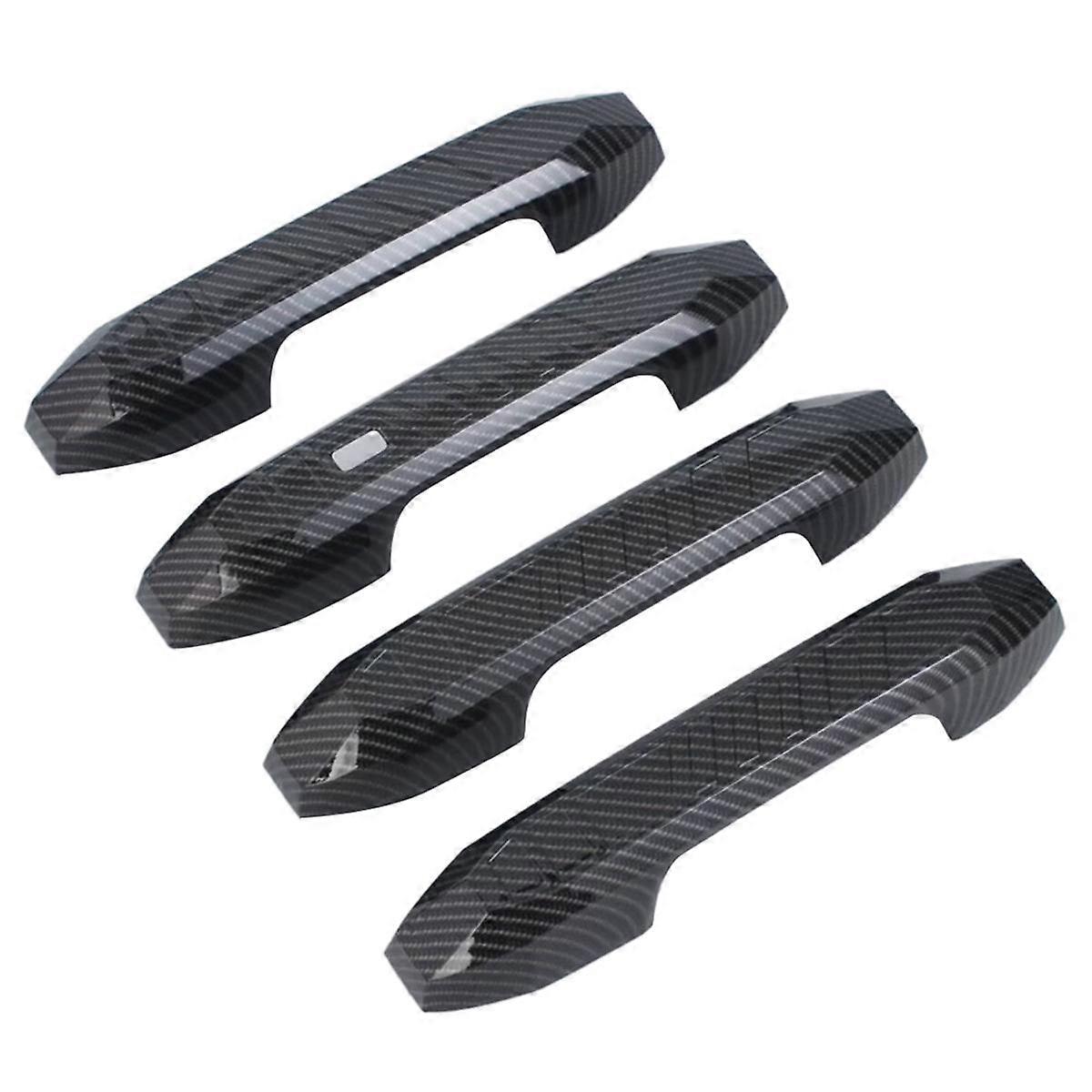 Car Door Handle Cover Trim for Jetour Traveler 2023 2024 Accessories Carbon Fiber