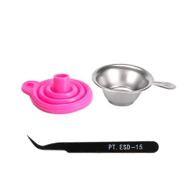 New Metal UV Resin Filter Cup+Silicon SLA 3D Printer UV Resin funnel 3d printer parts For LCD 3D Printer Accessories