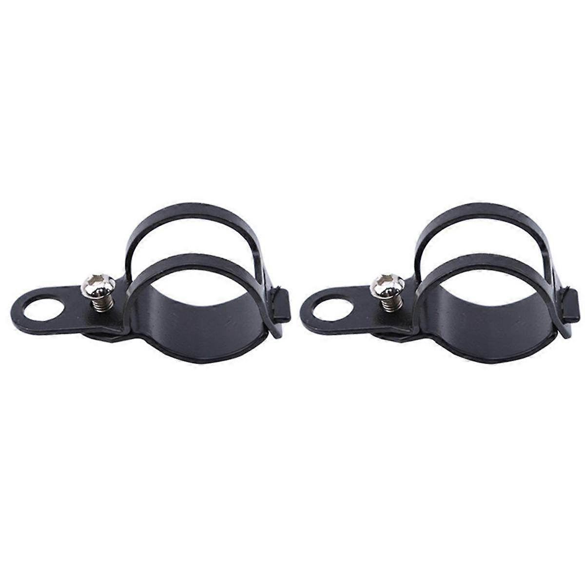 Motorcycle Turn Signals Relocation Fork Clamps Bracket 2 Pcs/Set Mount Light Holder Lamp Bracket