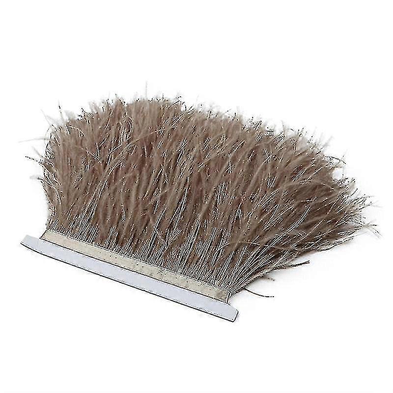 2m Strudsefjer Trim Plumes Ribbon Selvage