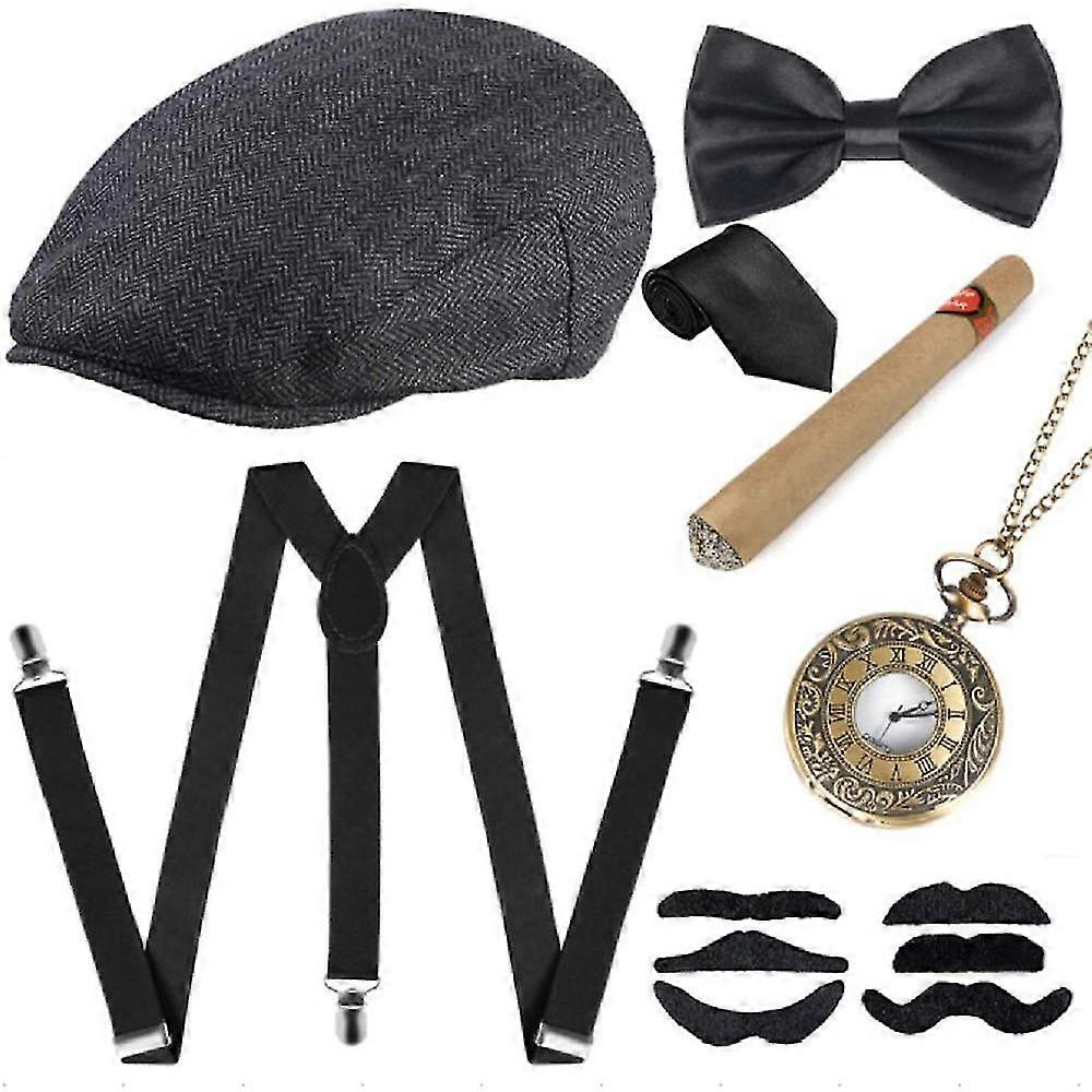 Adjustable Newsboy Hats For Men Flat Cap Mens