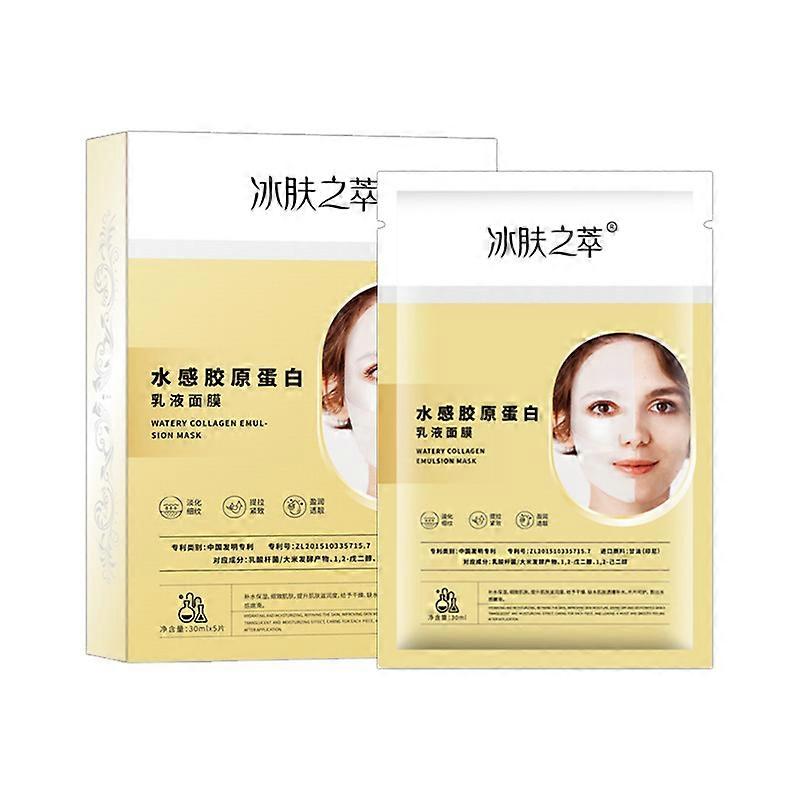 Collagen Face Mask, Deep Collagen Sheet Mask Instant Hydrating Collagen Masks, Firming Collagen Boost Daily Facial Mask for Wrinkles