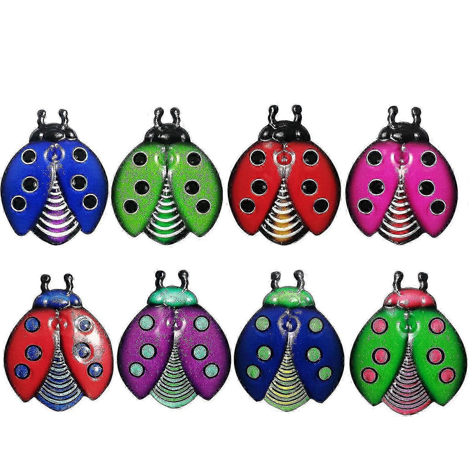 Realistic Beetle Ornament Colorful Forged Infrared