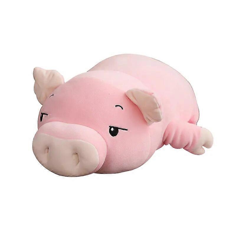 1pc 40/50cm Squishy Pig Stuffed Doll Lying Plush Piggy Toy Animal Soft Plushie Pillow for Kids Baby Comforting Birthday Gift