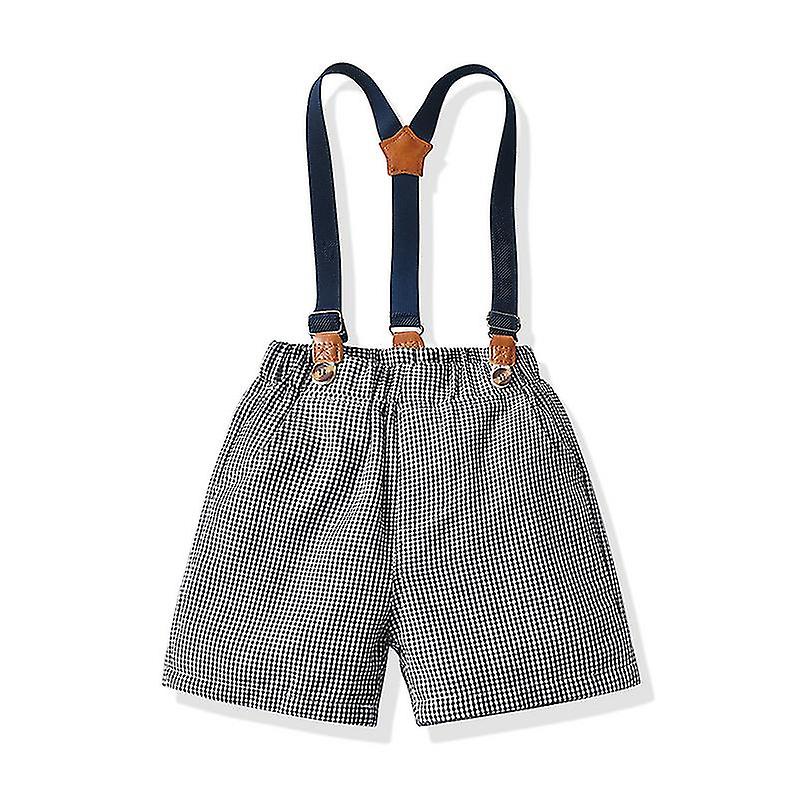 Boy Shorts With Suspenders, Striped Short Sleeves Fruugo UK