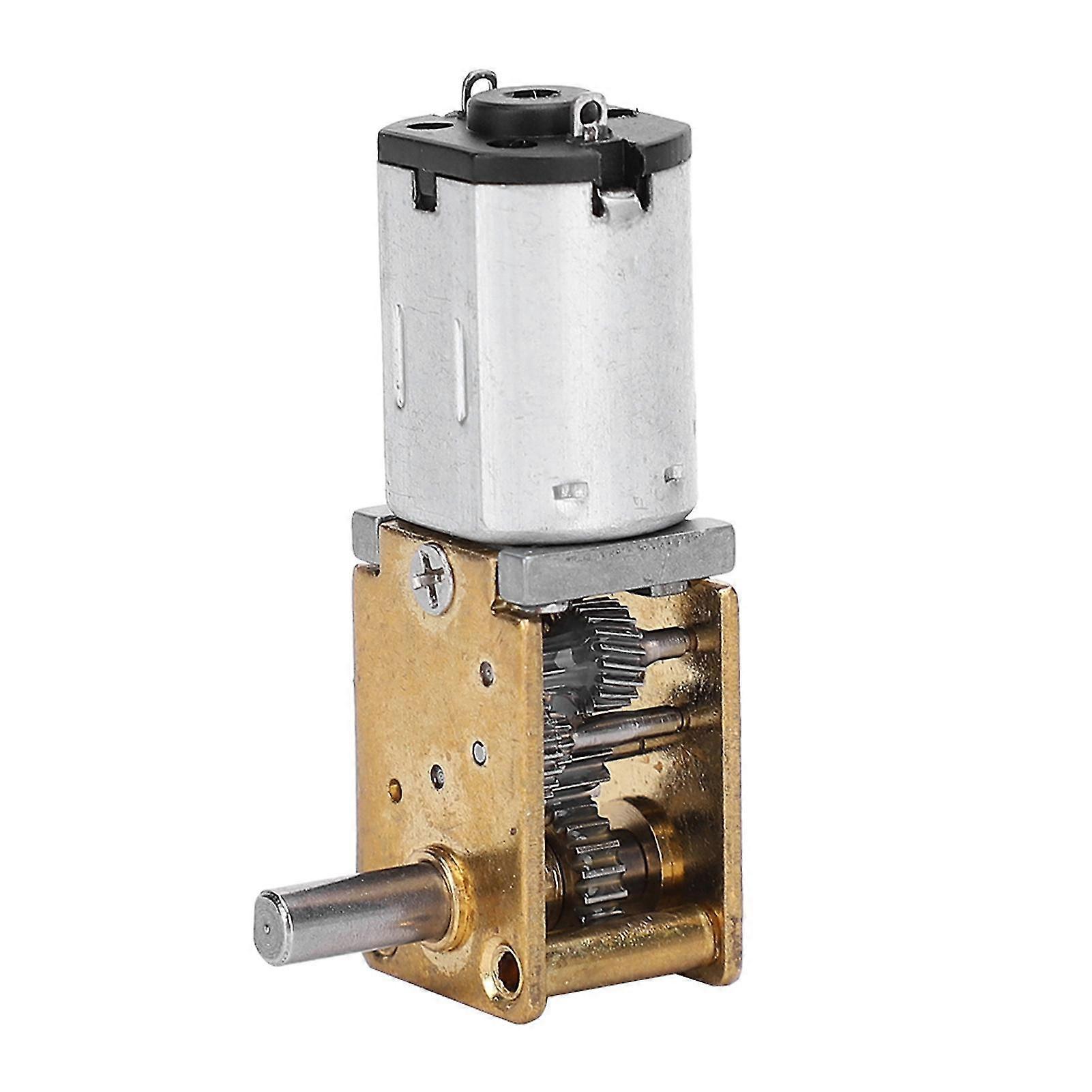 Mini Gear Motor Micro Worm Gear Reducer DC 6V 35RPM for Electronic Devices