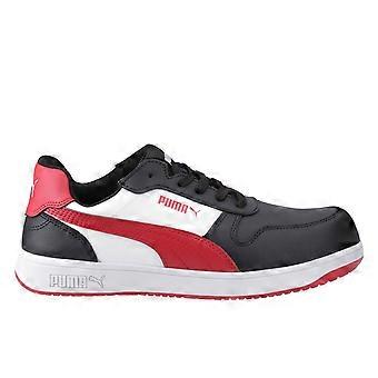 Puma Safety Frontcourt Low Trainer Black / White / Red