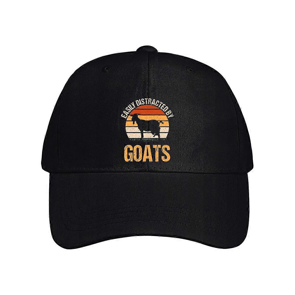 Easily Distracted By Goats Baseball Cap