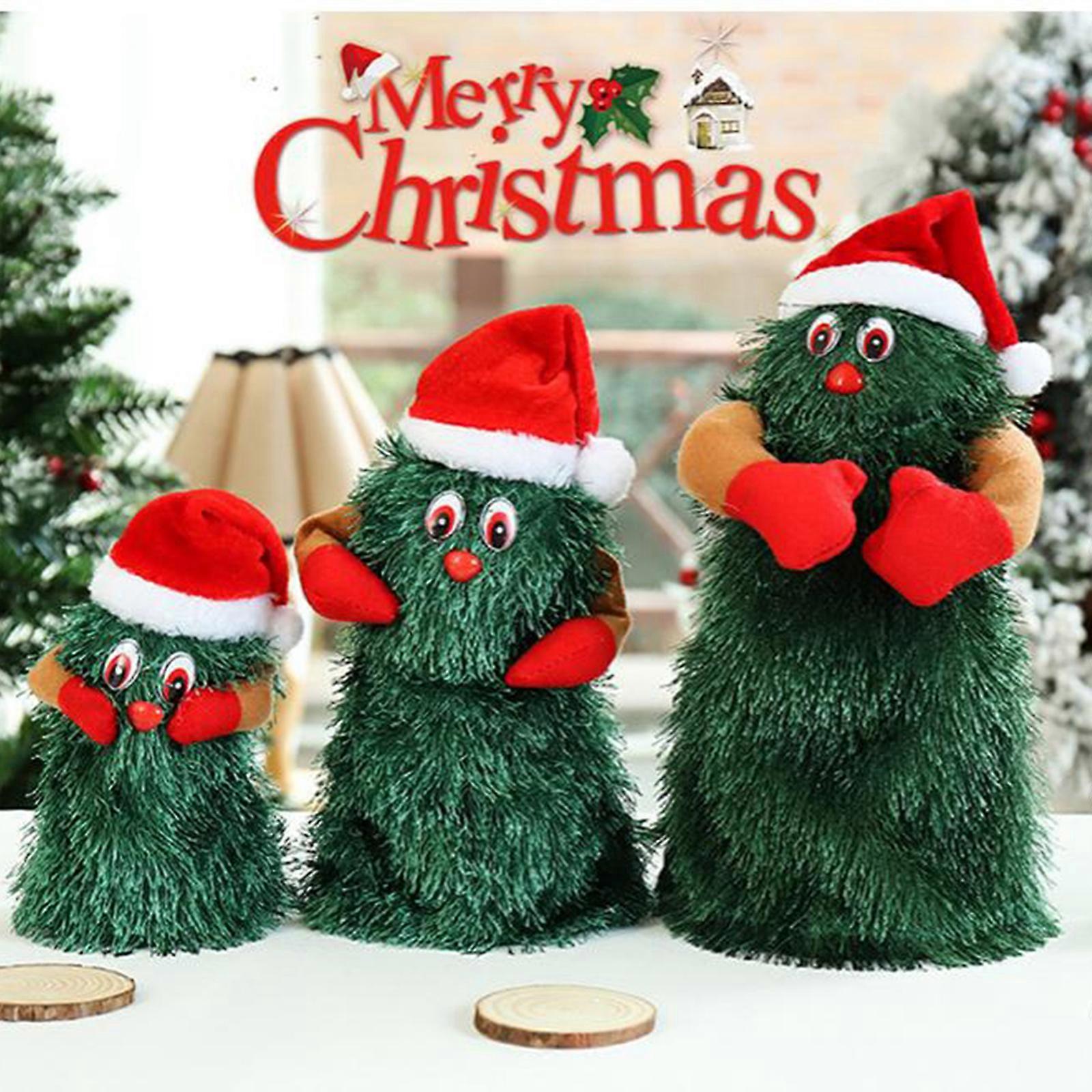 Mini Christmas Tree Dancing Artificial Christmas Trees Desktop Xmas Tree