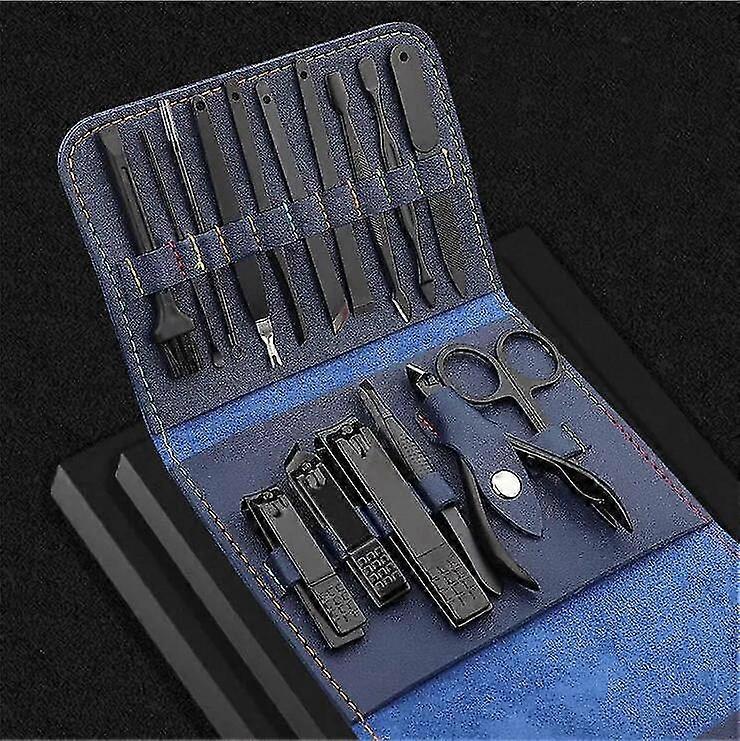 16pcs Stainless Steel Nail Clipper Tool Kit
