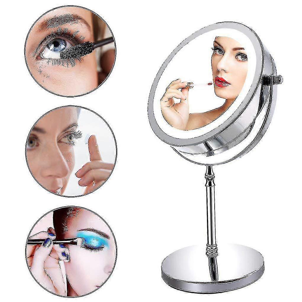 10x Magnifying Makeup 360 Rotat Double Sided Vanity