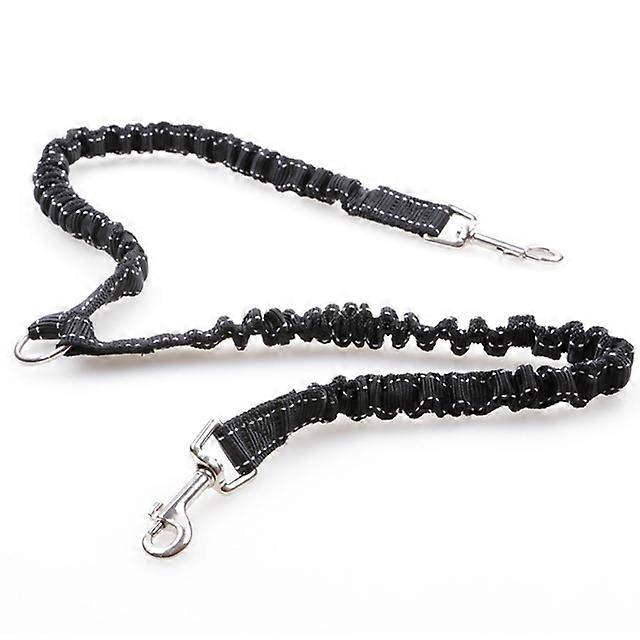 Dog Strap Double Headed Dog Rope Double Headed Dog Pull Rope Retractable Towing Rope Pet Strap CushioningPet Leashes