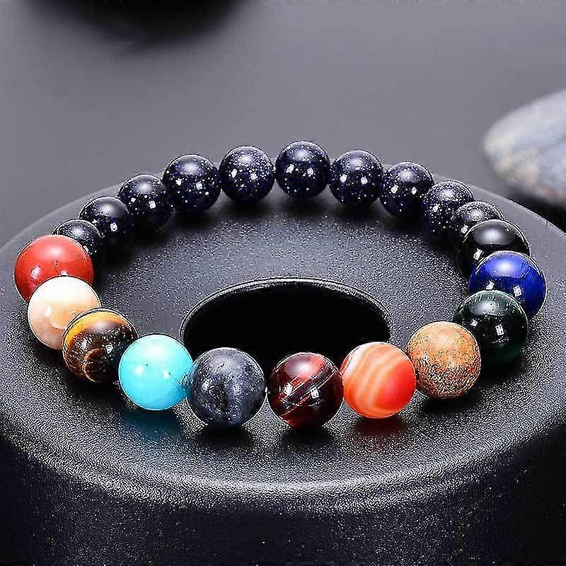 Men Eight Planets Bead Bracelet