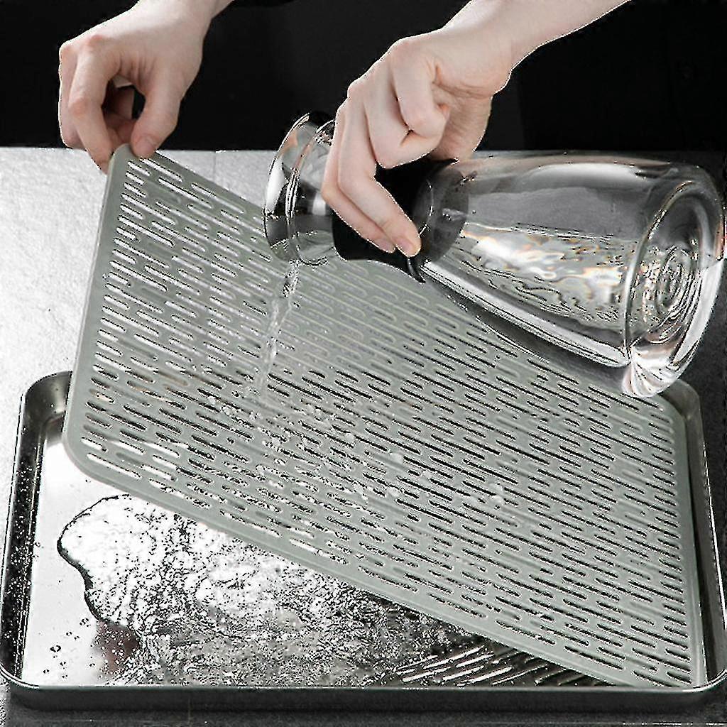 Dryppbrett fanger spilllekkasjer rustfritt overflate dreneringsbrett for hjemmebil